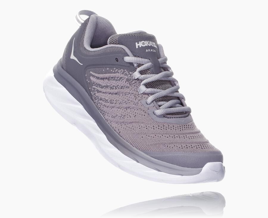 Hoka Australia One One Akasa - Womens Running Shoes Grey - PJUMX-1340